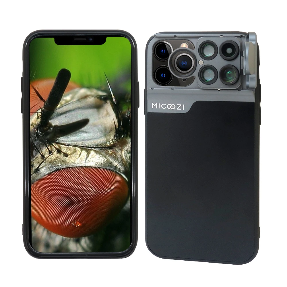 Для iPhone 11 Pro Max объектив камеры комплект рыбий глаз широкоугольный Макро телескоп CPL чехол для объектива для iPhone X XR XS Max 7 8 Plus