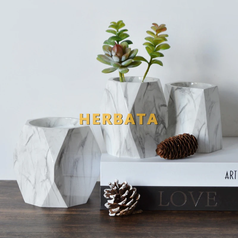 Мраморный держатель для ручек простая коробка хранения креативный Настольный