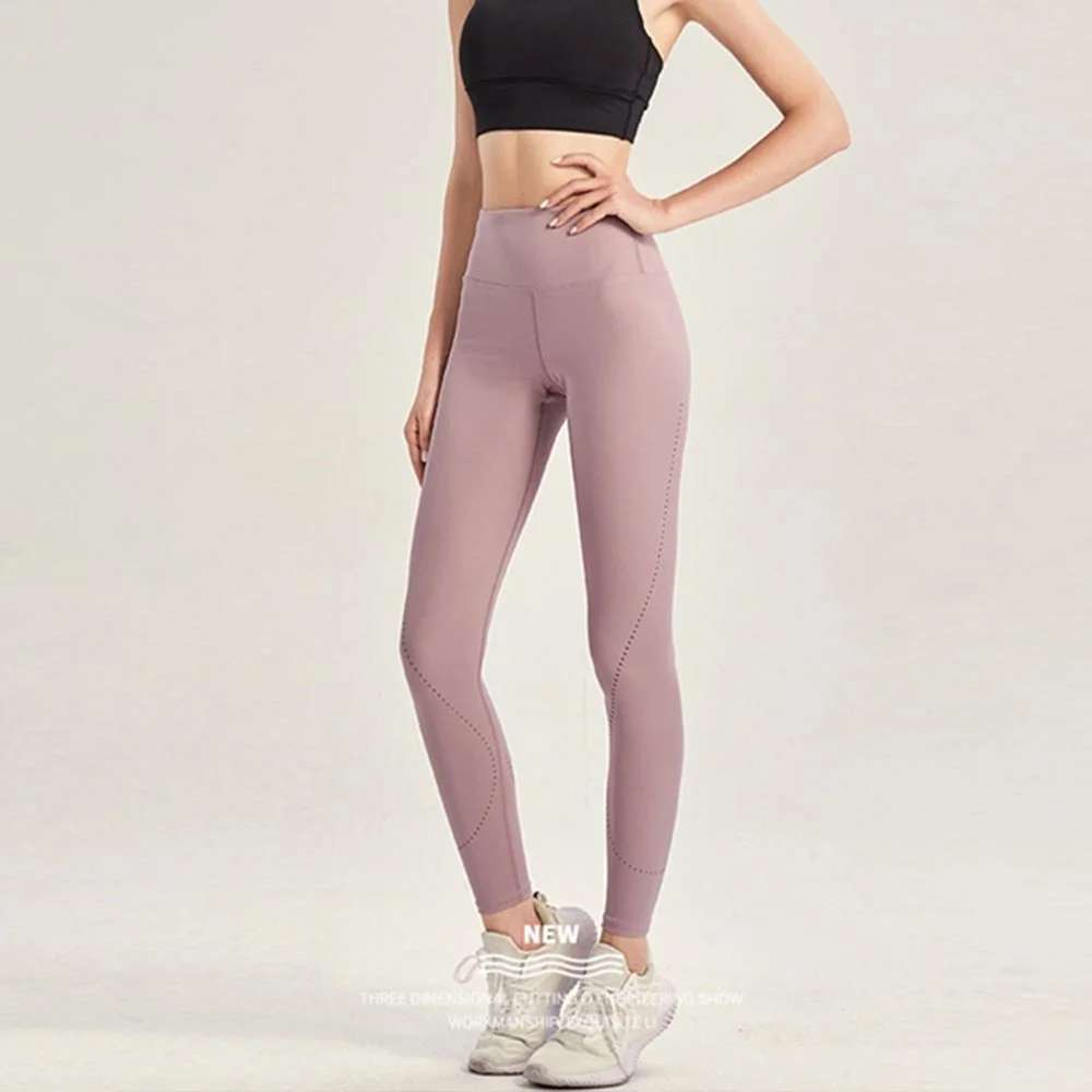 

Women peach buttocks Leggings yoga fitness tight high waist Shaping high elasticity Gym Wear quick dry sports pants L-6214