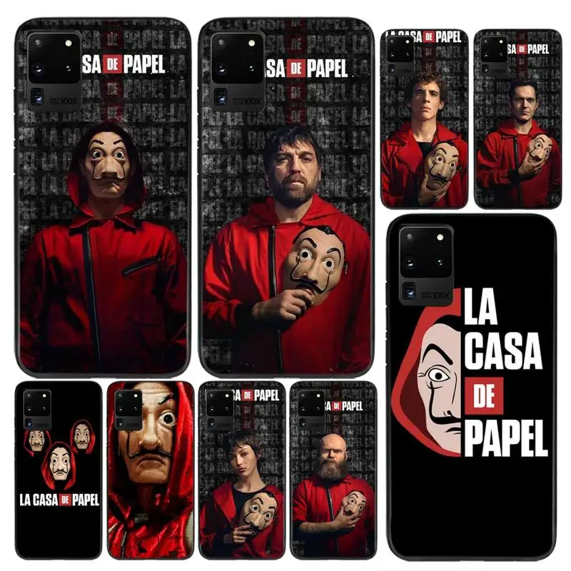 

Spain TV Money Heist House PaperPhone Case For Samsung A32 51 71 31 40 30s 21s Galaxy S9 10 20 Plus Note9 10pro 20 20ultra