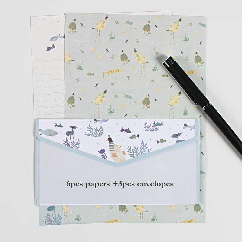 9 шт./лот открытка с надписью Канцтовары бумажный конверт винтажные конверты для