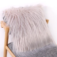 2019 new plush pillowcase european fashion washed radish silk home seat super soft decorative cushion cover 45x45cm