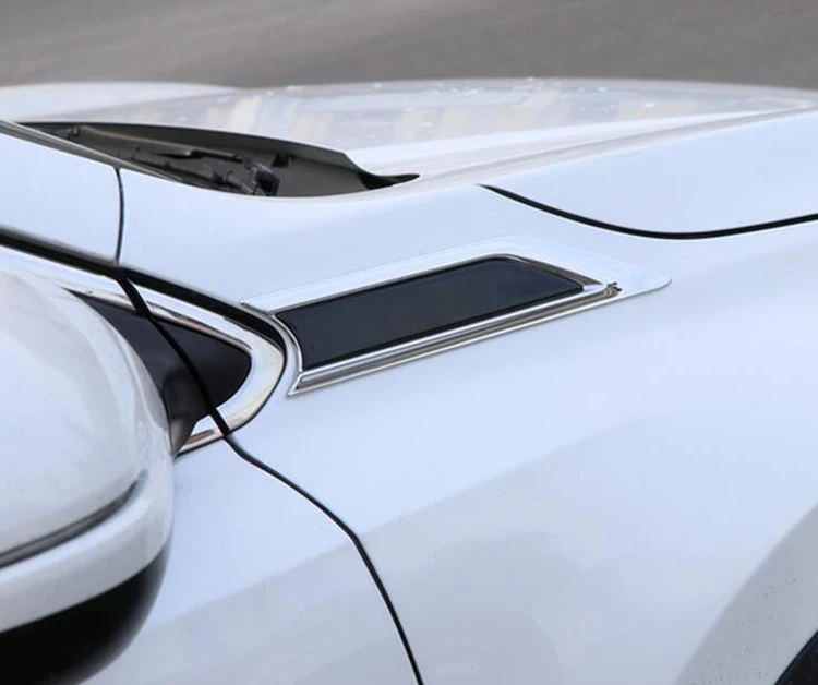 Аксессуары для стайлинга автомобиля черное переднее боковое крыло эмблема