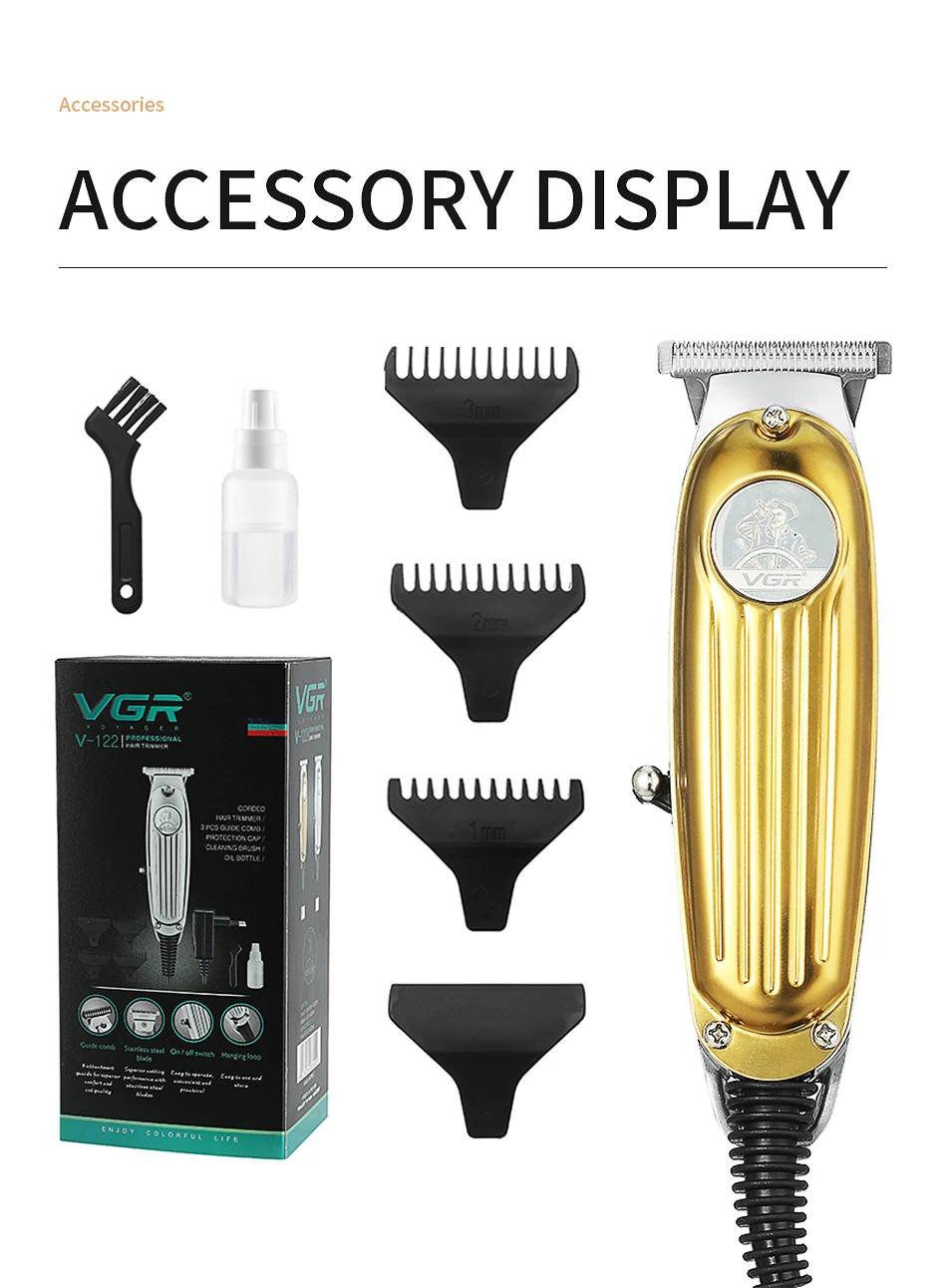 

Ourwork plug in barber new product home metal push power supply home high power push shear v-122