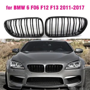 Передний бампер для BMW F06, гриль, 6 серий, F12, F13 и M6, Черная передняя решетка для губ, почки, 2012, 2013, 2014, 2015, 2016, 2017, 2018, 2019