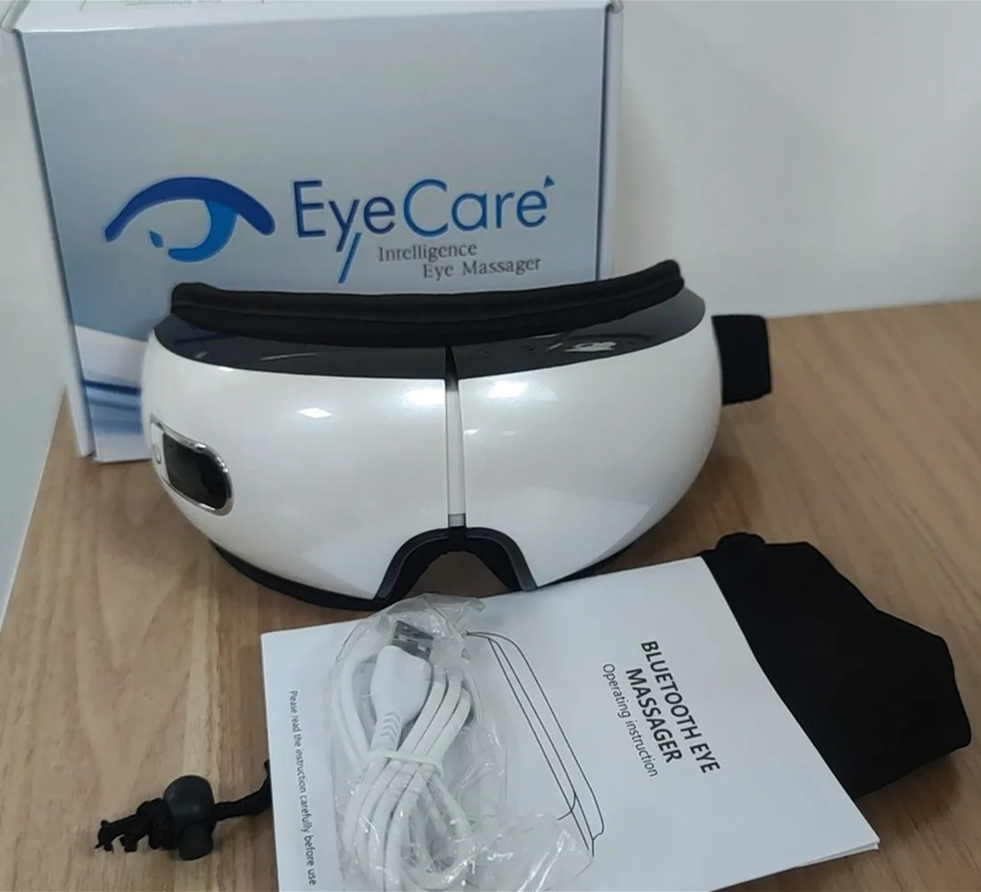 Массажер для глаз складной с функцией Bluetooth и вибрацией|Устройство ухода за кожей