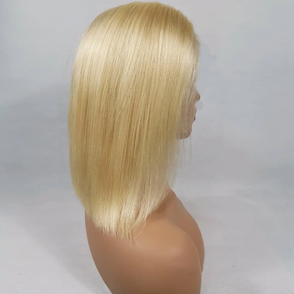 JK Hair 13x1x6 T Part 613 Lace Front Wig Human Wigs For Black Women Short Bob Remy Brazilian | Шиньоны и парики