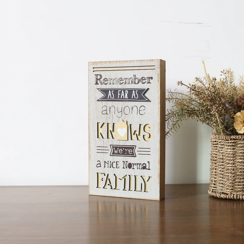 Винтажные деревянные знаки в американском стиле для настенного декора 3D