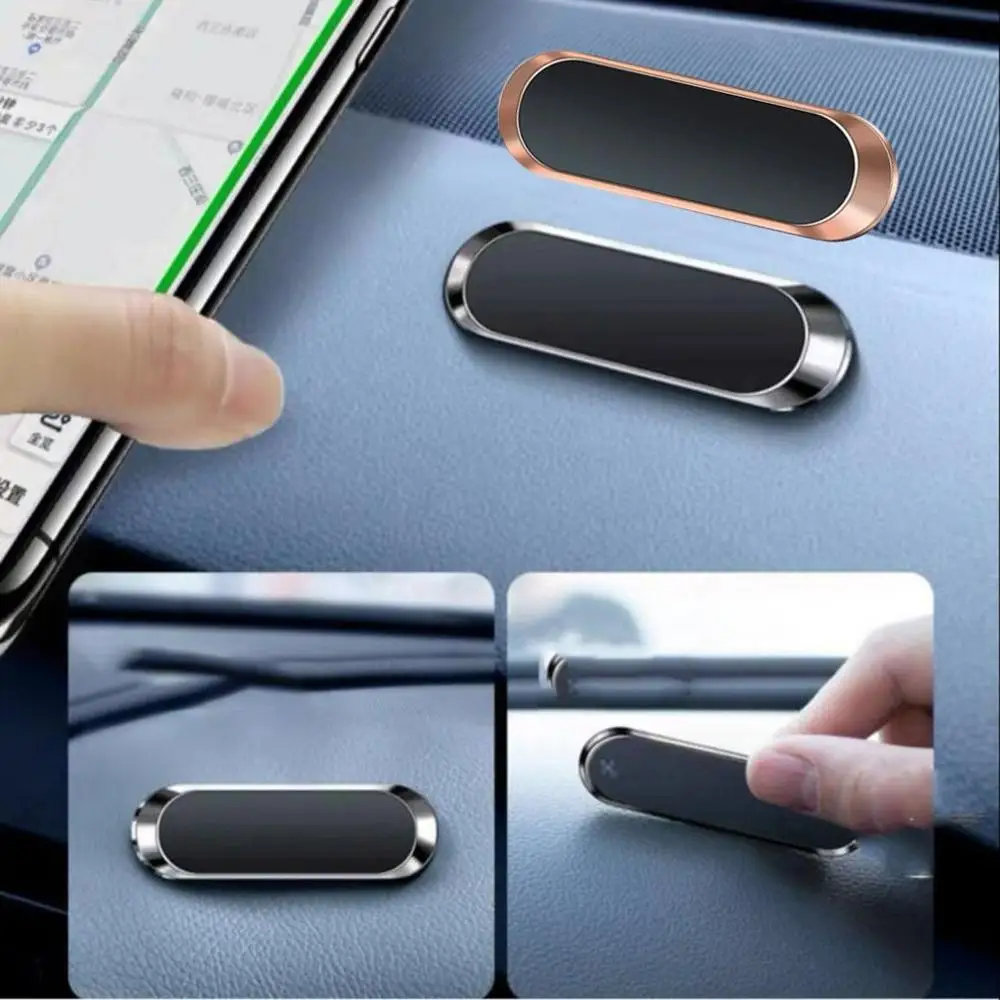 

Household Magnetic Suction Car Phone Bracket Creative Car Magnetic Air Outlet Car Metal Magnet Bracket DROPSHIPPING