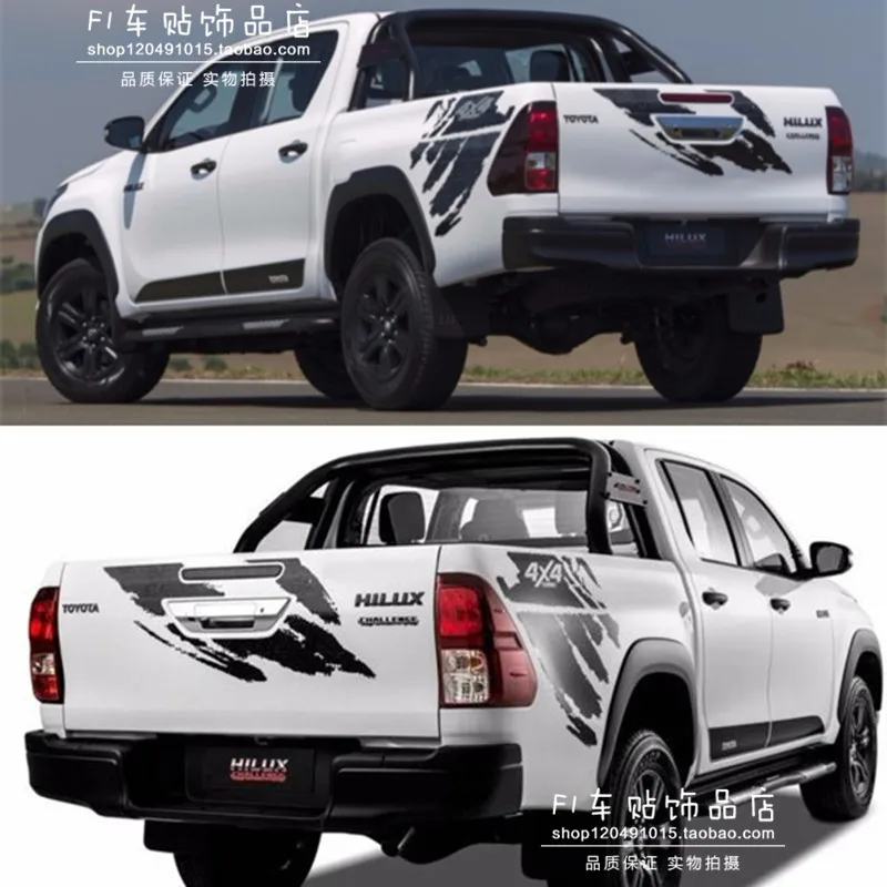 

FOR Toyota Hilux Revo car sticker body modified off-road 4x4 decorative sticker car sticker Hilux