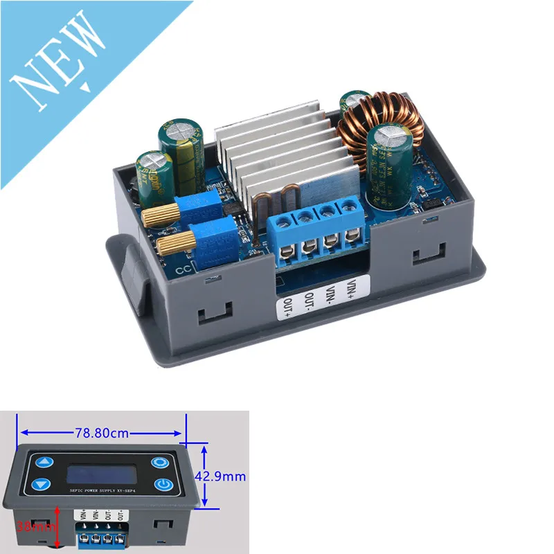Регулируемый понижающий модуль питания для зарядки от солнечной батареи