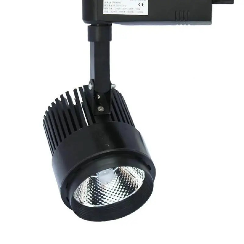 Монолитный блок светодиодов 20 Вт 30 Трековый светильник алюминиевый потолочный