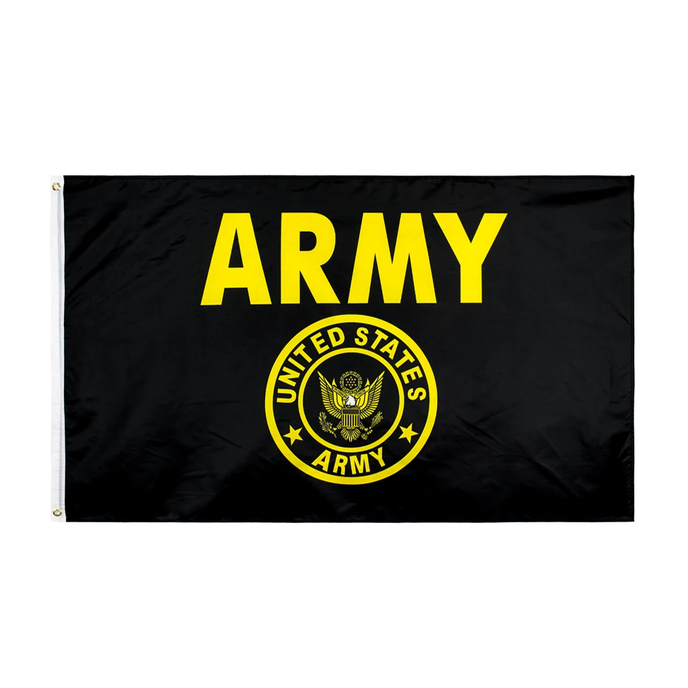 

2021 90x150cm 120x180cm United States Military Us Army Gold Crest Flag