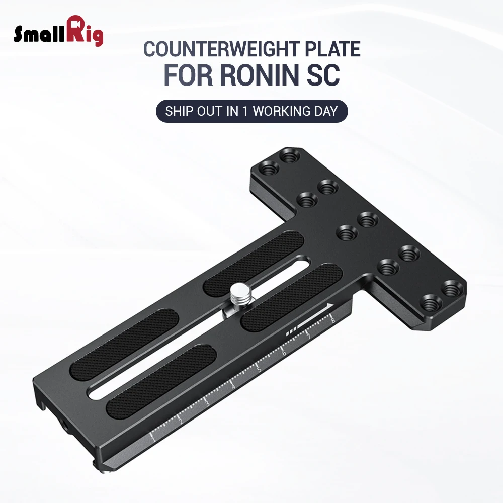 SmallRig DSLR камера Gimbal Ronin SC пластина противовес Монтажная пластина для DJI Ronin-SC стабилизатор fr видео баланс Регулировка 2420