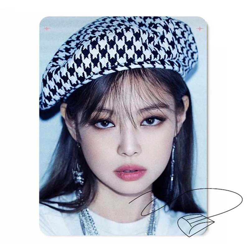 

BP THE ALBUM Lovesick Girls LISA JENNIE JISOO ROSE Silicone Mouse Pad Office Supply BLINK Fans Collection