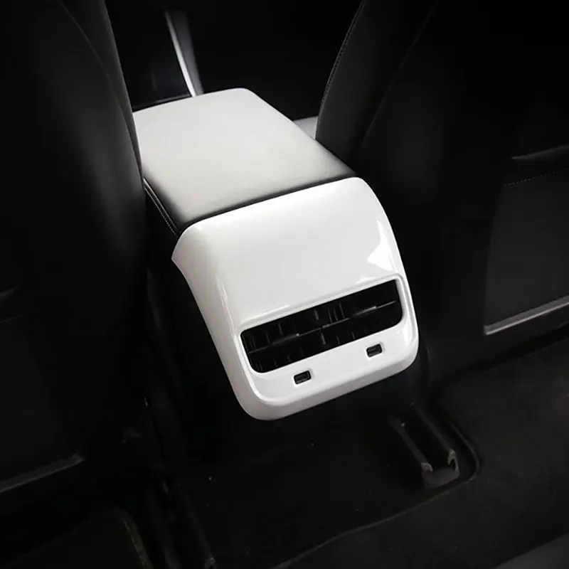 Для Tesla модель 3- автомобильные задние вентиляционные отверстия Выходная крышка 4 цвета
