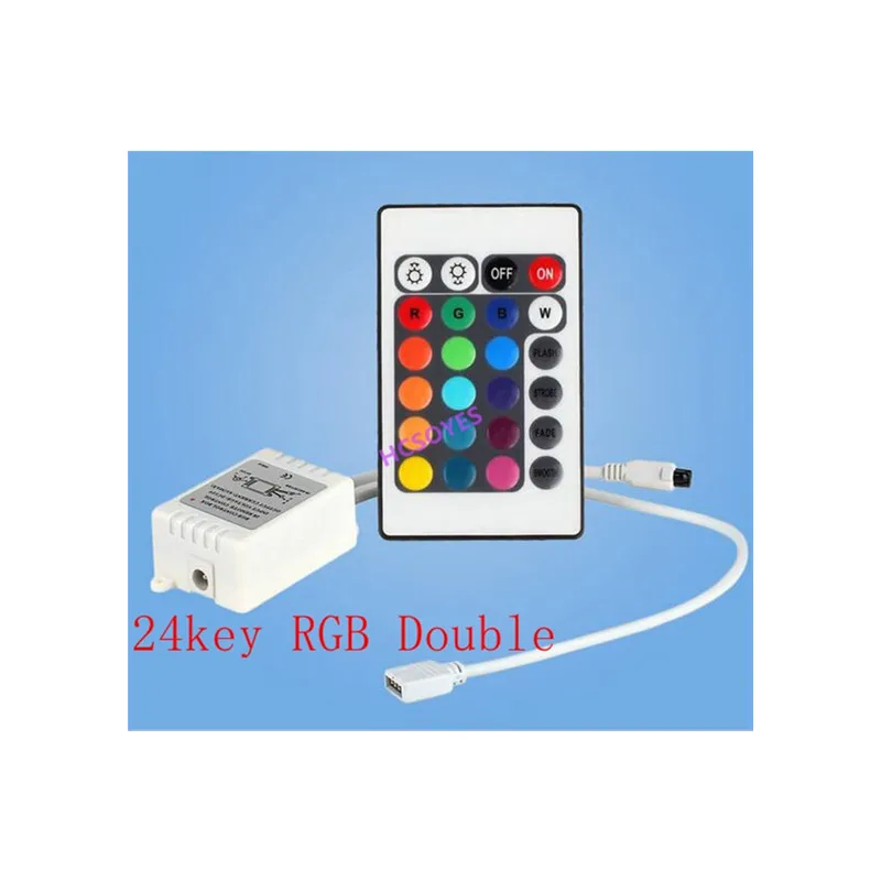 Светодиодный мини контроллер 24 ключа/44 ключа с двойной головкой инфракрасный USB