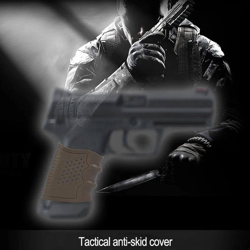 

Glove Cover Sleeve Anti Slip Hunting Holster Tactical Pistol Rubber Grip Holster Universal Hunting Glock For G17 G18 G19