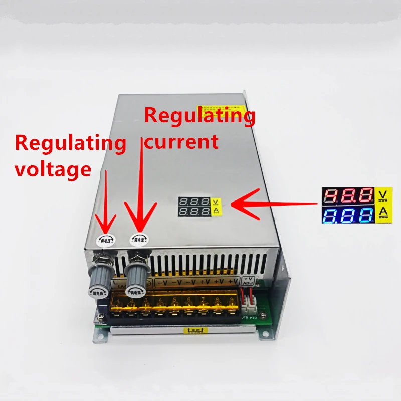 1000W 0 12V 70A тока и Напряжение Регулируемый Питание ограничение импульсный источник