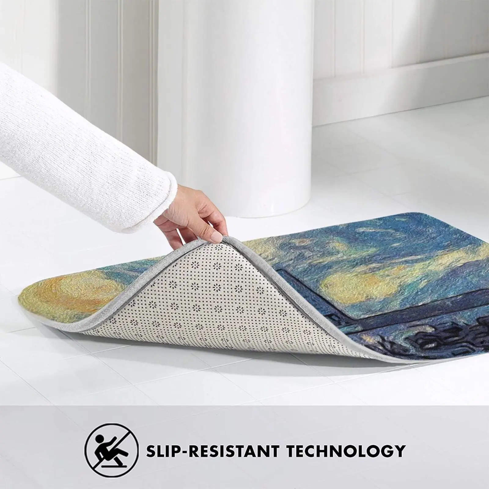 Мягкий Нескользящий Коврик с изображением звездного солнца коврик подушка для