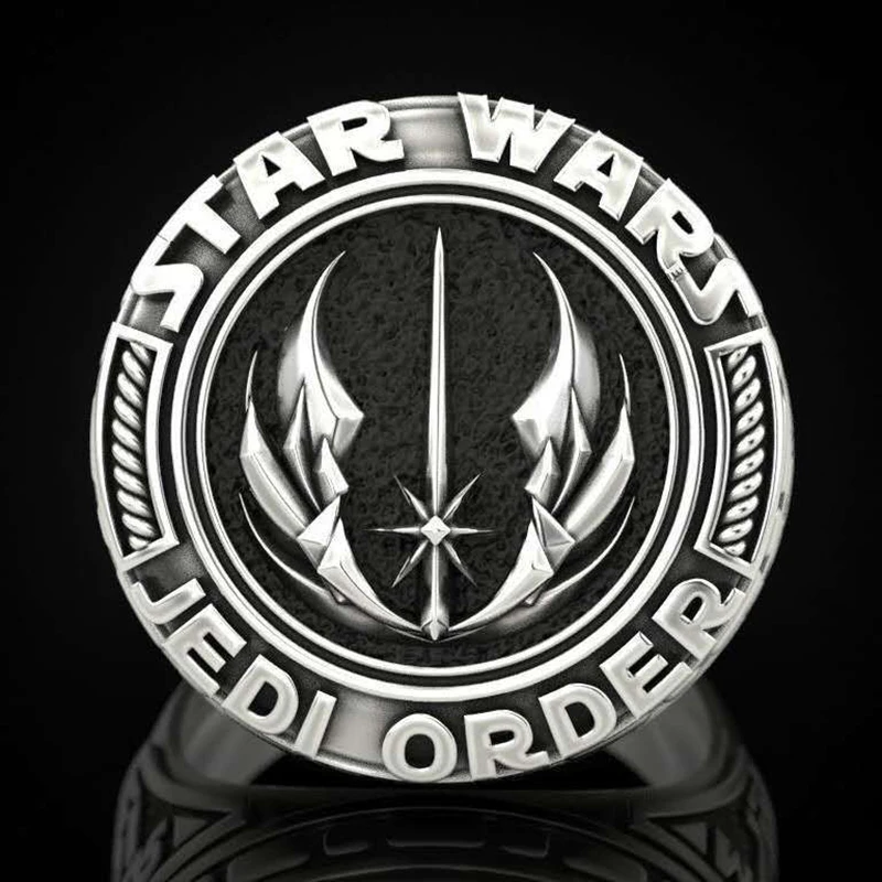 

Scienwear 2020 Mens Ring Star Wars Rings Master Jedi Order Jewelry Hand Finger Accessory Carving Halloween Kids