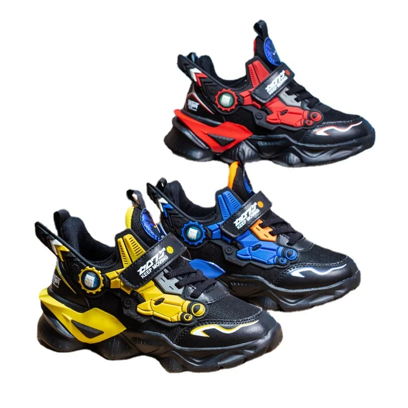 

Marvel Boys' Shoes Summer Mesh Casual Soft-soled Children's Sports Shoes Medium and Big Kids Mech-style Running Shoes