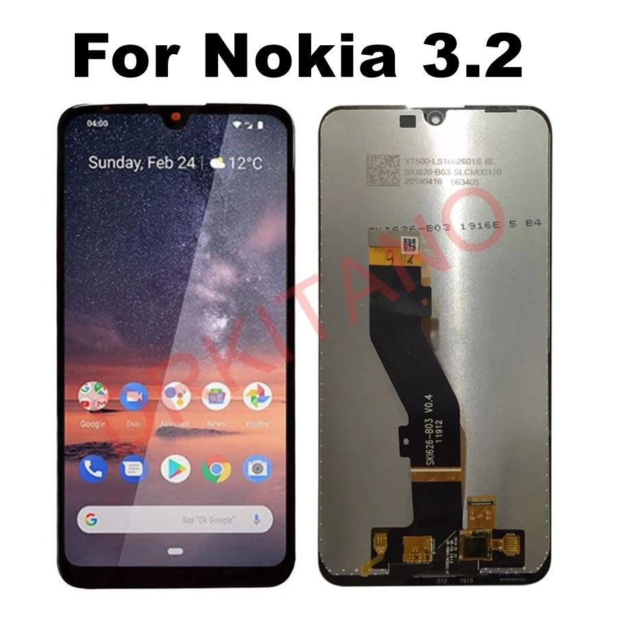 Для Nokia 4,2 3,2 2,2 ЖК-дисплей с сенсорным экраном дигитайзер сборка TA-1154 TA-1156 TA-1159 TA-1164 для Nokia 2,2 ЖК-экран
