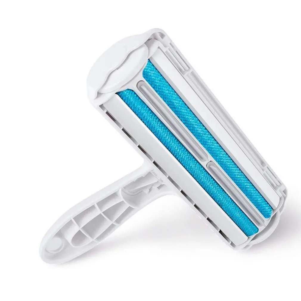 2 полосная для ухода за волосами щеточка чистки меха удаление ролик льняная кисть