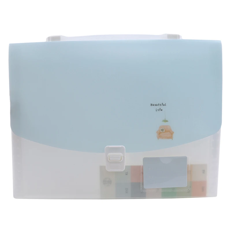 

A4 Book Storage Test Paper Clip Into Organ Bag multi-layer Folder Portable File Bag Student Home Office Supplies