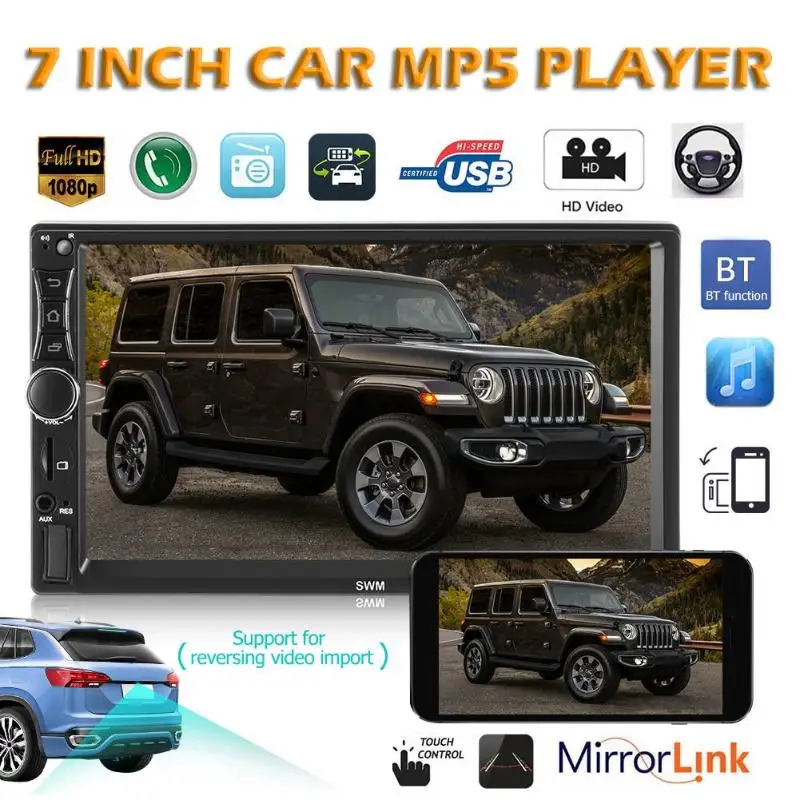 Автомагнитола SWM A2 2din на Android 8 1 стерео видео MP5 плеер 2 DIN 7 &quotсенсорный экран GPS Navi Wi