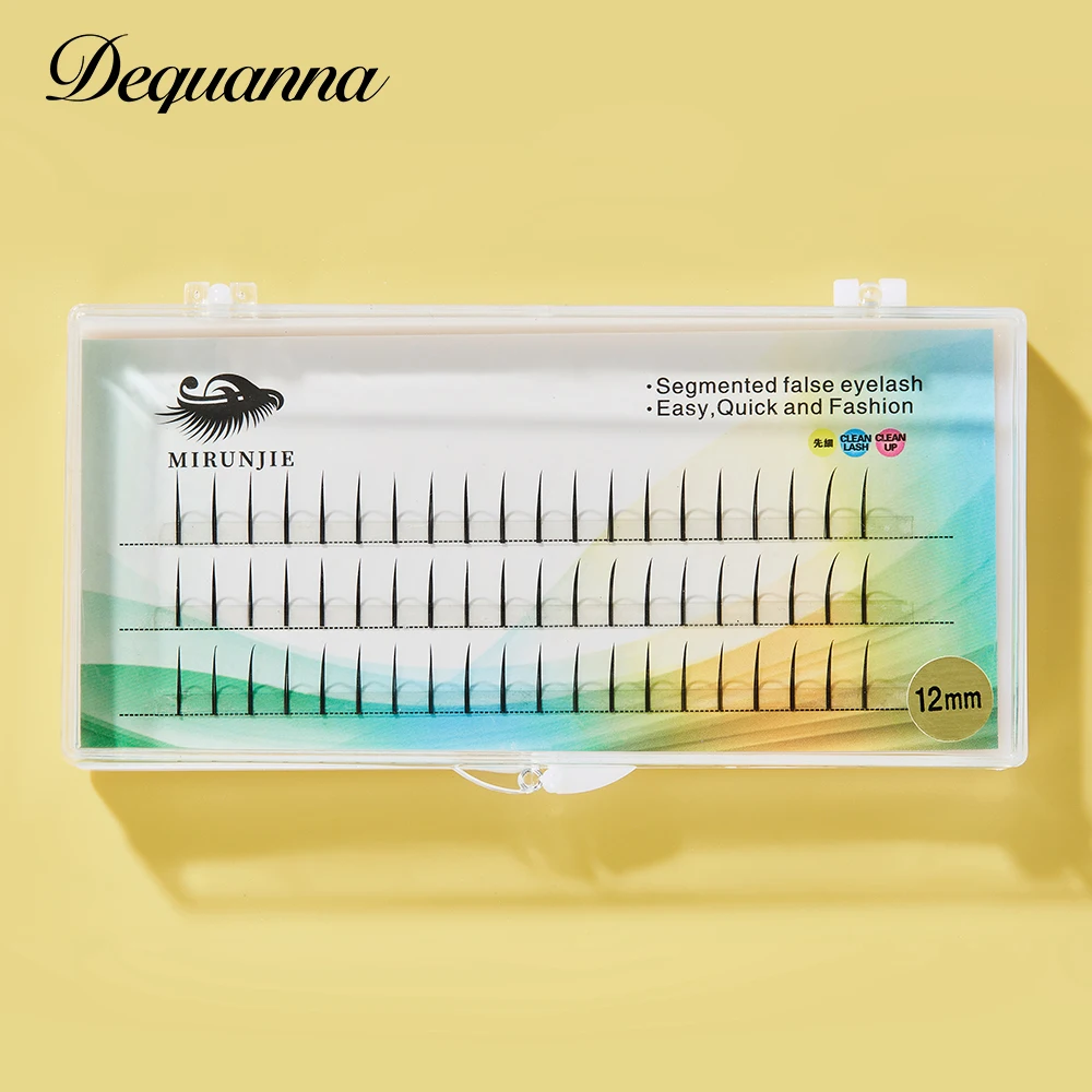 

Новые гибридные накладные ресницы DEQUANNA, готовые Объемные Накладные ресницы, Индивидуальные Накладные натуральные ресницы ручной работы