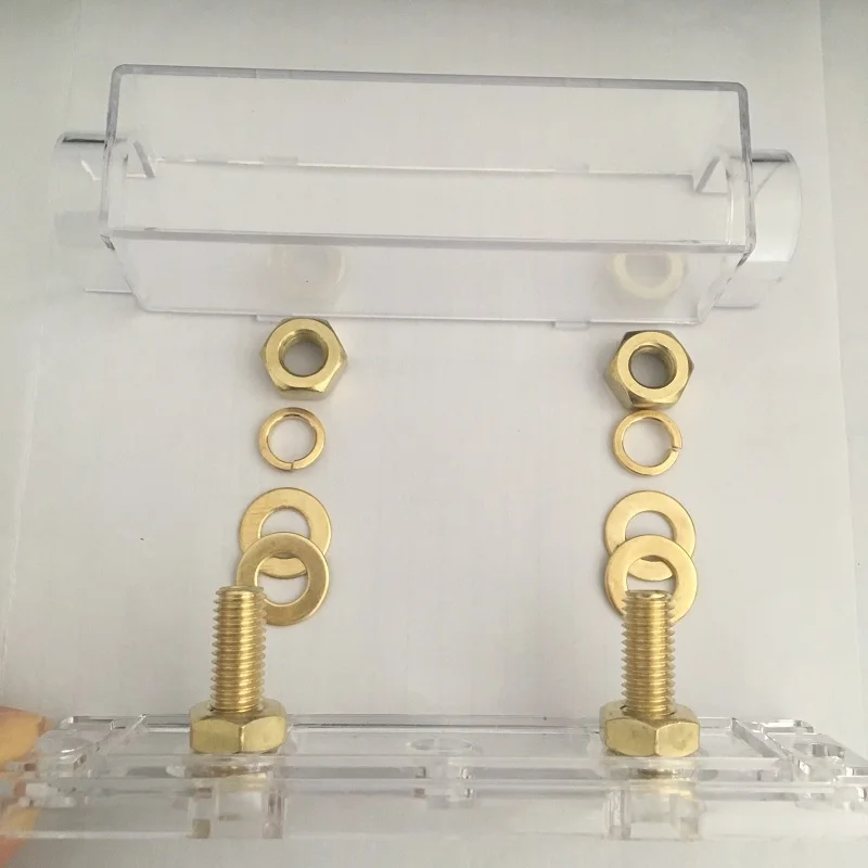 2 шт./лот кабель 0GA 4GA In Out ANL держатель предохранителя распределения с