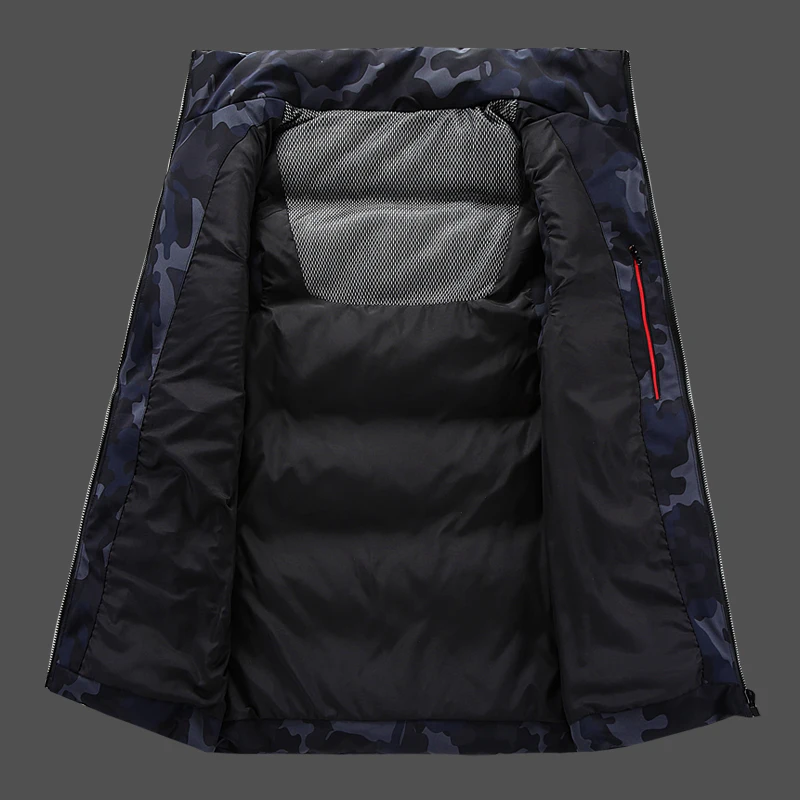 

2019 Camouflage Vest Men New Stylish Autumn Winter Warm Sleeveless Jacket Waistcoat Slim Fit Men's Vest Fashion Coats Men