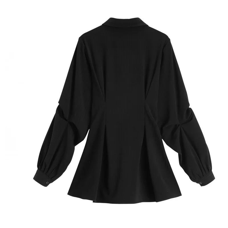 

New Hepburn Style Women's Dress Temperament Solid Simple Casual Robe High Waist Fashion All Match A Line V Neck Vestidos Spring