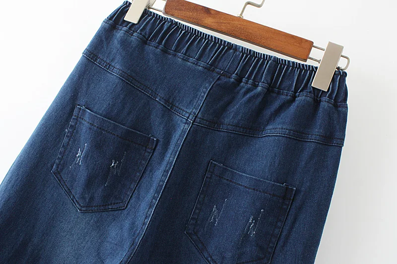 

Plus Size XL-3XL Women's Stretchable Jeans Casual Slim Ripped Denim Pants