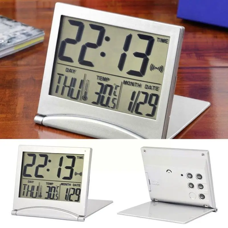 

Acrylic/Mirror Alarm Clock LED Digital Clock Folding Clock Clock Digital Electronic Temperature Alarm Calendar