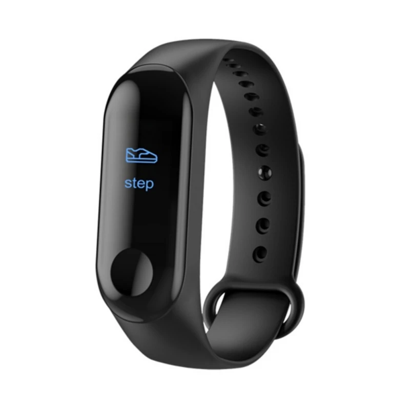 Водонепроницаемый смарт-браслет M3 IP67 Bluetooth 4 0 с цветным экраном и USB-зарядкой |