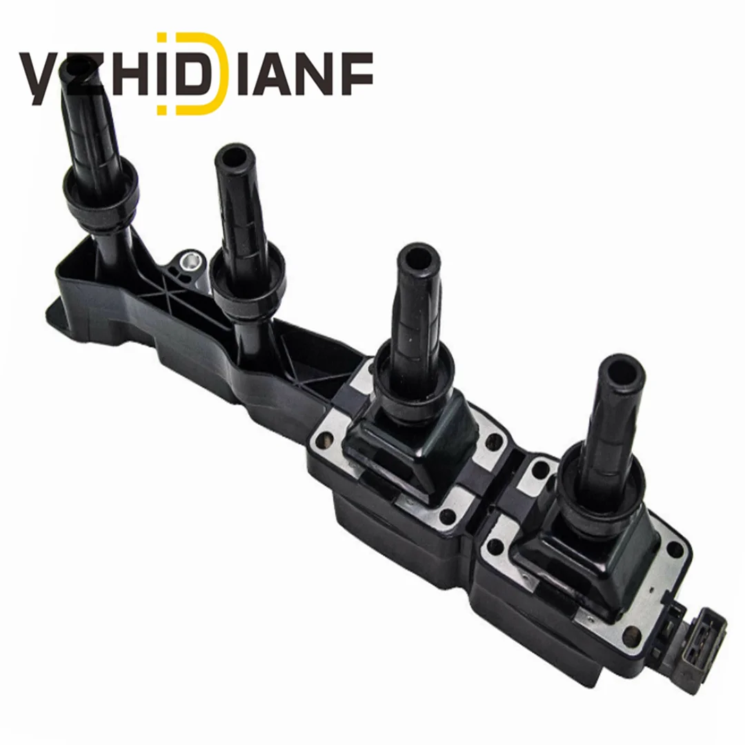 

1pc Ignition Coil For PEUGEOT- 1007 206 307 308 PARTNER- Citroen- Berlingo- C2 C3 C4 Xsara- 1.6 597080 597099 96363378 2526182A