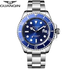 GUANQIN 2020, автоматические часы, японский механизм, водонепроницаемые, 100 м, мужские часы, Топ бренд, роскошные часы, механические сапфировые часы для мужчин