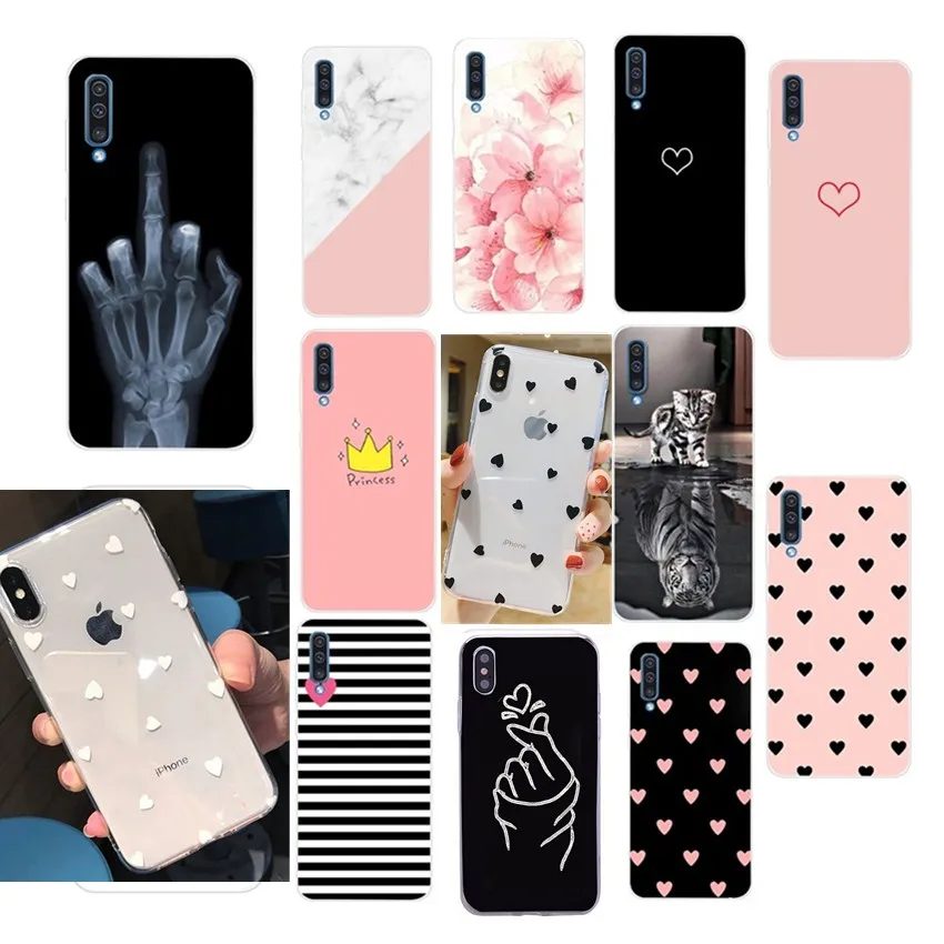 Силиконовый чехол для Samsung Galaxy A30 A50 Note 9 J8 A7 A8 2018 S9 S10 Plus Lite A20 A40 A70 A 70 50 40|Бамперы| |