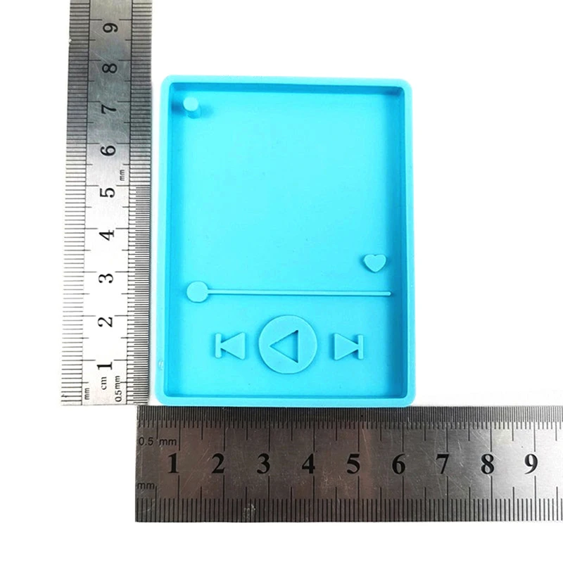 

MP3 Player Epoxy Resin Mold DIY Craft Keychain Jewelry Making Tool Silicone Mold