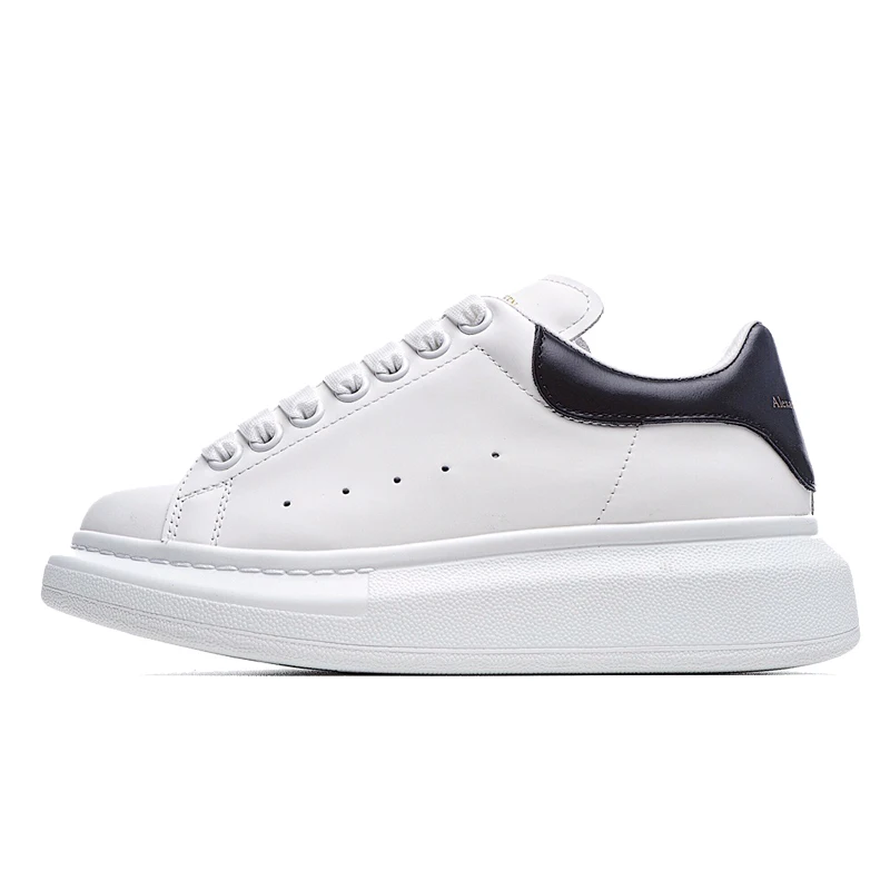 

Alexander High-Quality Leather Retro Women's Shoes Classic Thick-Soled White Shoes Couple Sneakers Flat Shoes