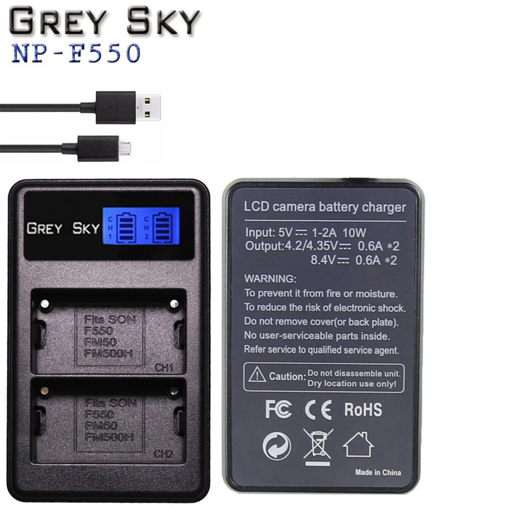 4 шт. встроенная батарея F550 NP F330 F750 + двойное зарядное устройство для sony|Цифровые