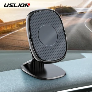 uslion universal magnetic car phone holder stand in car for iphone 11 samsung gps magnet air vent mount cell mobile phone holder free global shipping