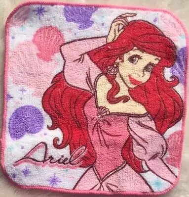 Милый Ариэль Рапунцель принцесса Минни мультяшное Хлопковое полотенце для рук