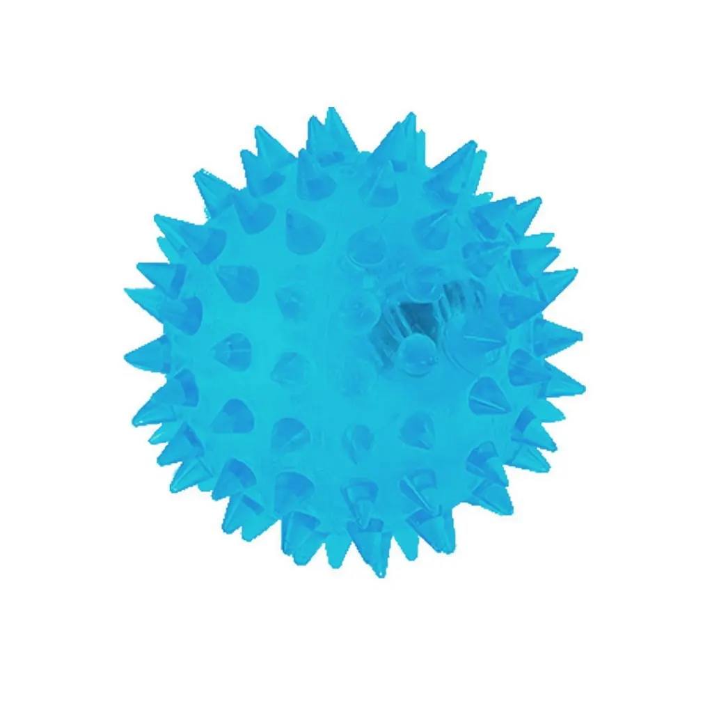 Flashing Light Up Lovely Dog Puppies Cat Pet Hedgehog Ball Rubber Bell Sound Creative Funny Playing Toy For Pets Enjoyable | Дом и сад