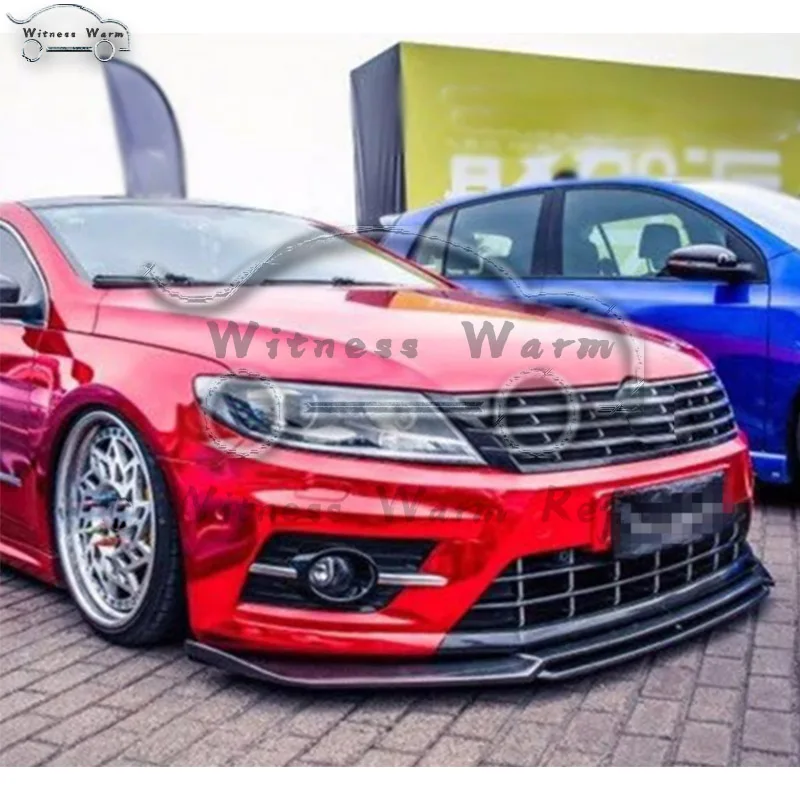 Подходит для 2013-2018 Volkswagen car CC RLINE передний бампер спойлер сплиттер углеродное