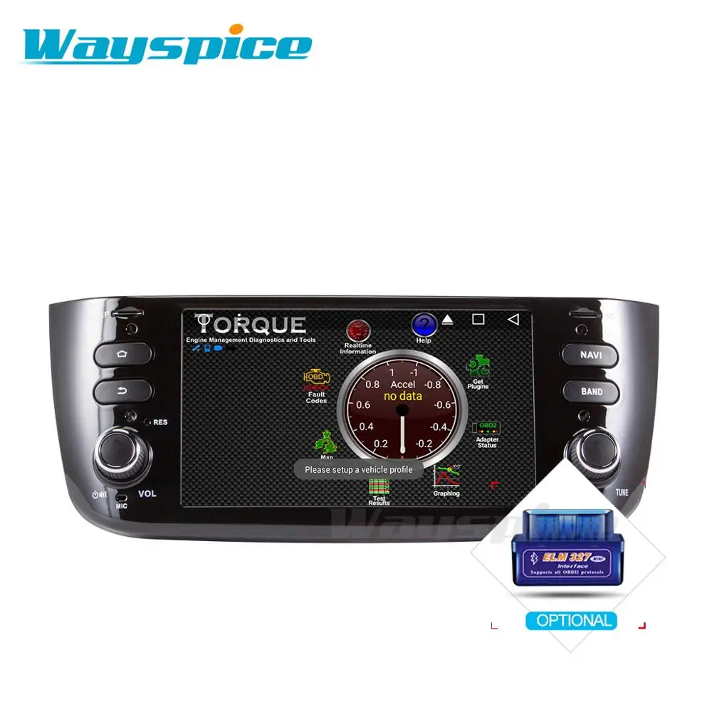 Wayspice android 9 0 автомобильный dvd для Fiat/Linea/Punto 2012 2013 2014 2015 мультимедийный плеер |