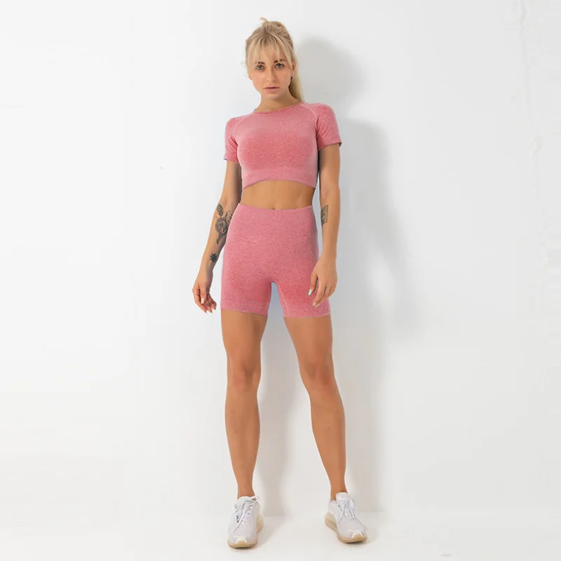 

New Design Yoga Set Sexy Activewear Suits Breathable Workout Clothing For Summer