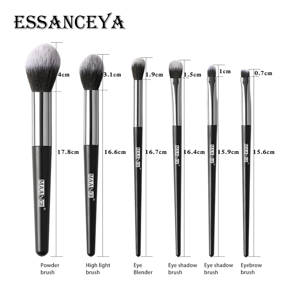 ESSANCEYA 6 шт./компл. Профессиональный набор кистей для макияжа Косметический с